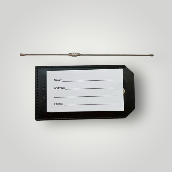 Delta Air Lines Official Luggage Tag Black Baggage Travel Skyteam New - Picture 7 of 14